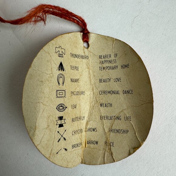 Vintage Native American Indian Pottery Vase Authentic Indian SYMBOLS - Picture 12 of 14